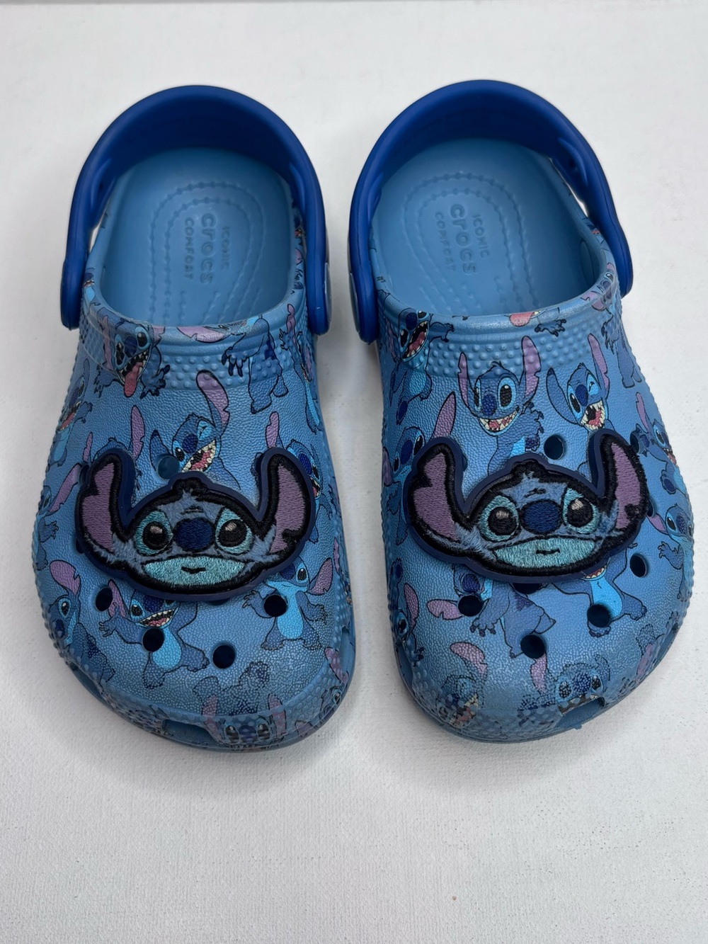 CROCS Lilo and stitch Kids Blue Character Sandals toddler C9
